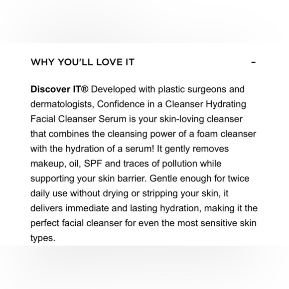IT Cosmetics Confidence in a Cleanser Skin-Transforming Hydrating Cleansing Seru - Picture 6 of 14
